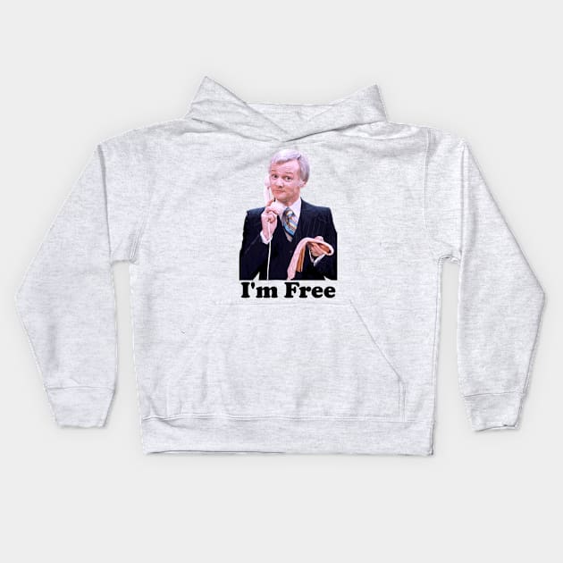 Mr Humphries I’m Free Kids Hoodie by NdasMet